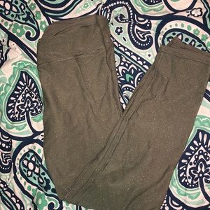 GREEN SPARKLE LEGGINGS